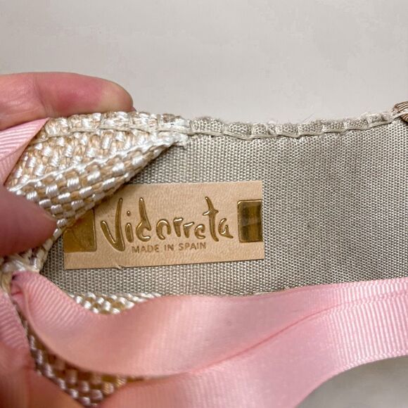 Vidorreta Chevron Colorful Lace Up Espadrilles Size 39 - Picture 4 of 11